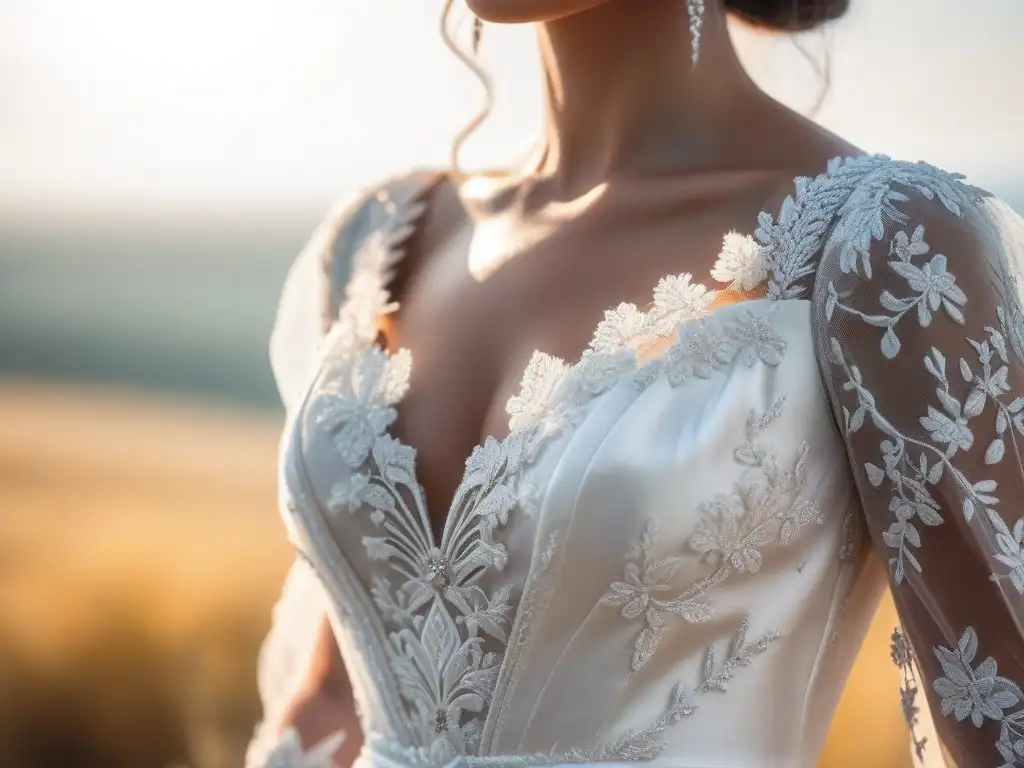 Boda de género fluido: radiante y auténtico Una persona no binaria irradia confianza y alegría en un hermoso vestido de novia blanco que desafía normas de género