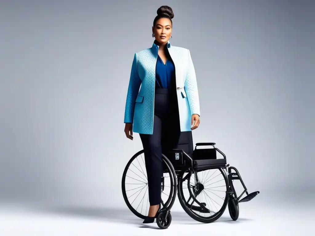 Moda adaptable para todos: diversidad de cuerpos y habilidades Personas diversas con distintas capacidades probando ropa adaptativa para diferentes cuerpos