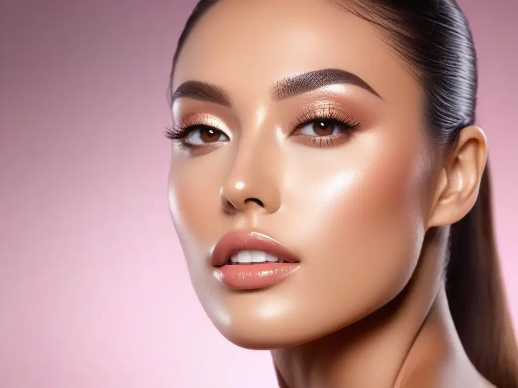 Piel radiante y perfecta: el impacto de la belleza de lujo Piel radiante y saludable gracias a productos de belleza de lujo, resaltando su luminosidad y perfección