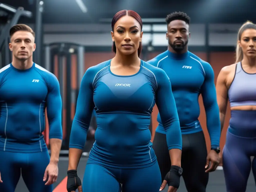 Empoderamiento trans: diversidad en el gym Una poderosa imagen de diversidad y empoderamiento trans en el gimnasio