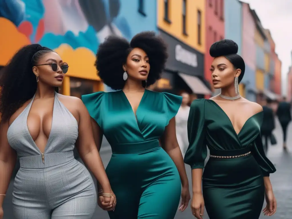 Bloggers de moda: diversidad y estilo en la ciudad Una poderosa muestra de inclusión en la moda diversa: bloggers de distintas etnias y estilos unidos en solidaridad en la ciudad