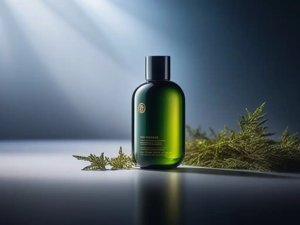 Producto skincare de lujo y sostenible: diseño exclusivo y eco-friendly Producto de belleza de lujo con diseño sostenible y elegante