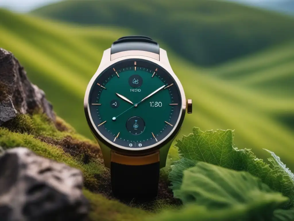 Reloj inteligente de lujo con diseño eco-friendly y pantalla vibrante Reloj inteligente de alta gama con diseño minimalista y pantalla vibrante