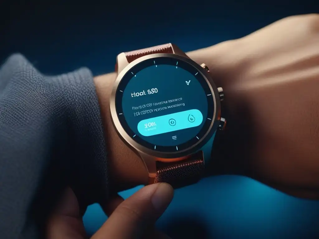 Smartwatch plus size: tecnología y estilo para fashionistas Reloj inteligente moderno con correas personalizables para moda tallas grandes