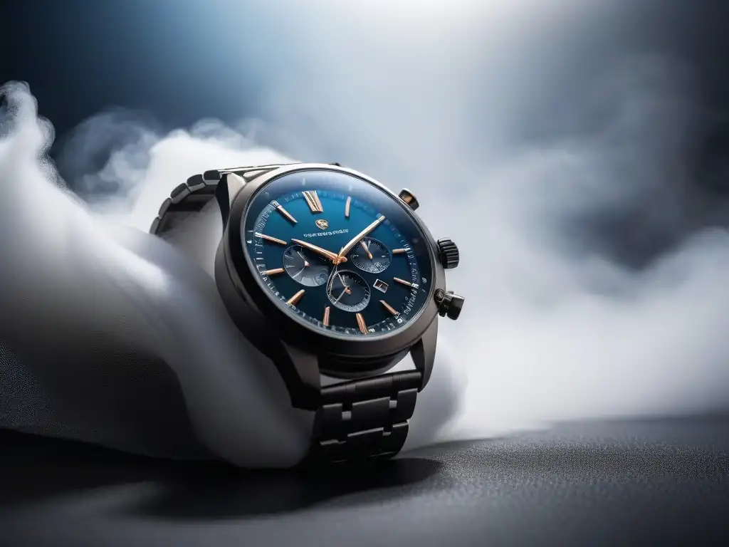 Reloj unisex de lujo: elegancia inclusiva en acero inoxidable Un reloj unisex lujoso y moderno con detalles intrincados, banda de acero inoxidable y esfera minimalista y elegante, reflejando sofisticación e inclusividad en accesorios de moda unisex