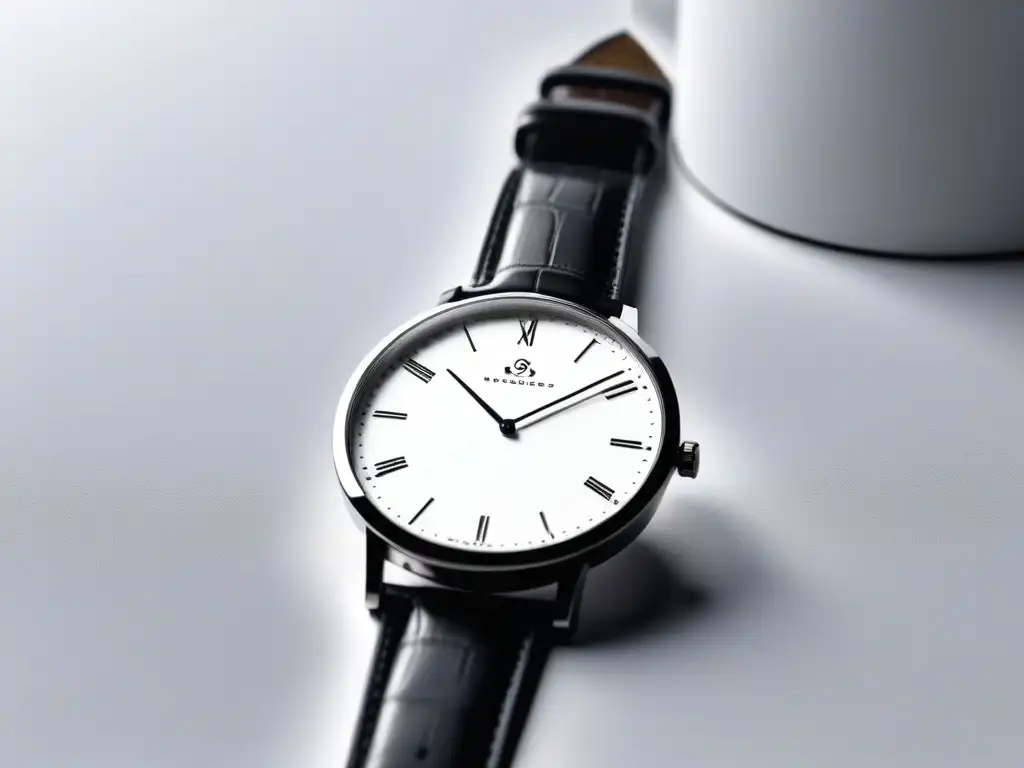 Reloj moderno de diseño elegante, perfecto para el hombre sofisticado Un reloj moderno y elegante para hombre petite con detalles refinados
