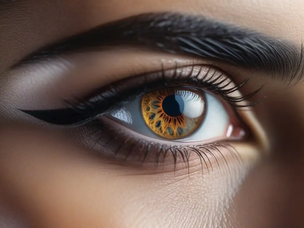 Miradas únicas: la diversidad y belleza de los ojos humanos Retrato detallado de ojos diversos, resaltando la belleza y diversidad del contorno de ojos