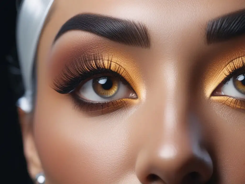Transformación de cejas y pestañas: diversidad y belleza Un retrato detallado de personas diversas con cejas y pestañas perfectamente arregladas, exudando confianza y belleza