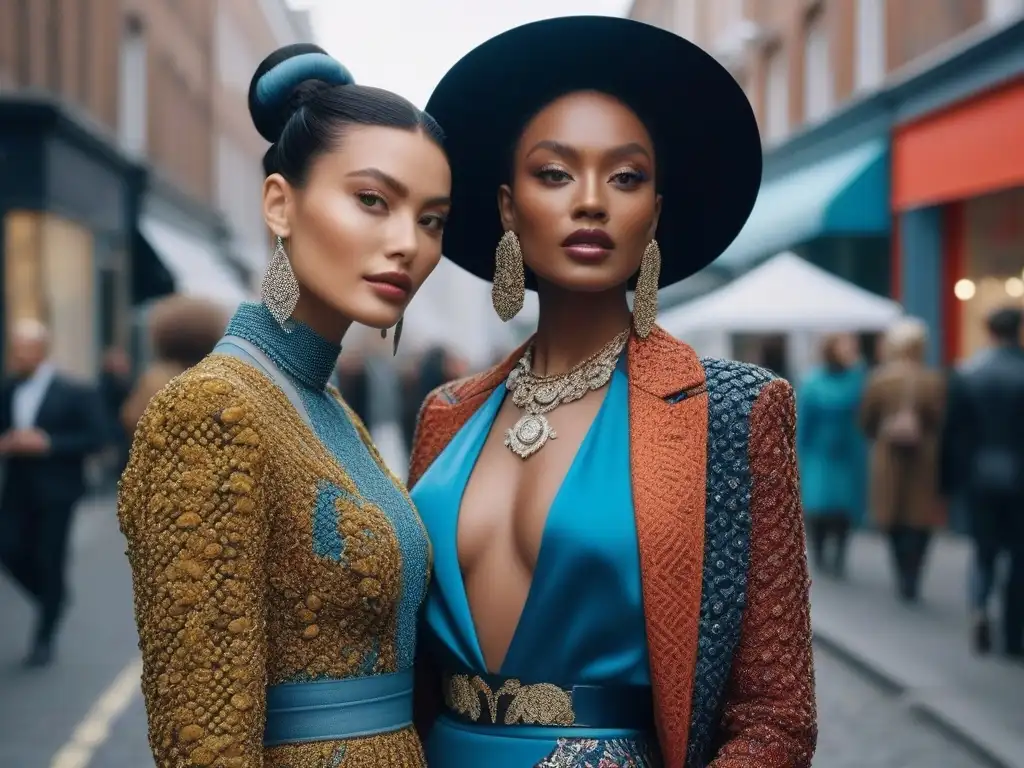 Moda inclusiva: diversidad y estilo en la vibrante ciudad Rutas de compras moda inclusiva: Una calle vibrante con personas de todas las edades y estilos, celebrando la diversidad y la moda inclusiva
