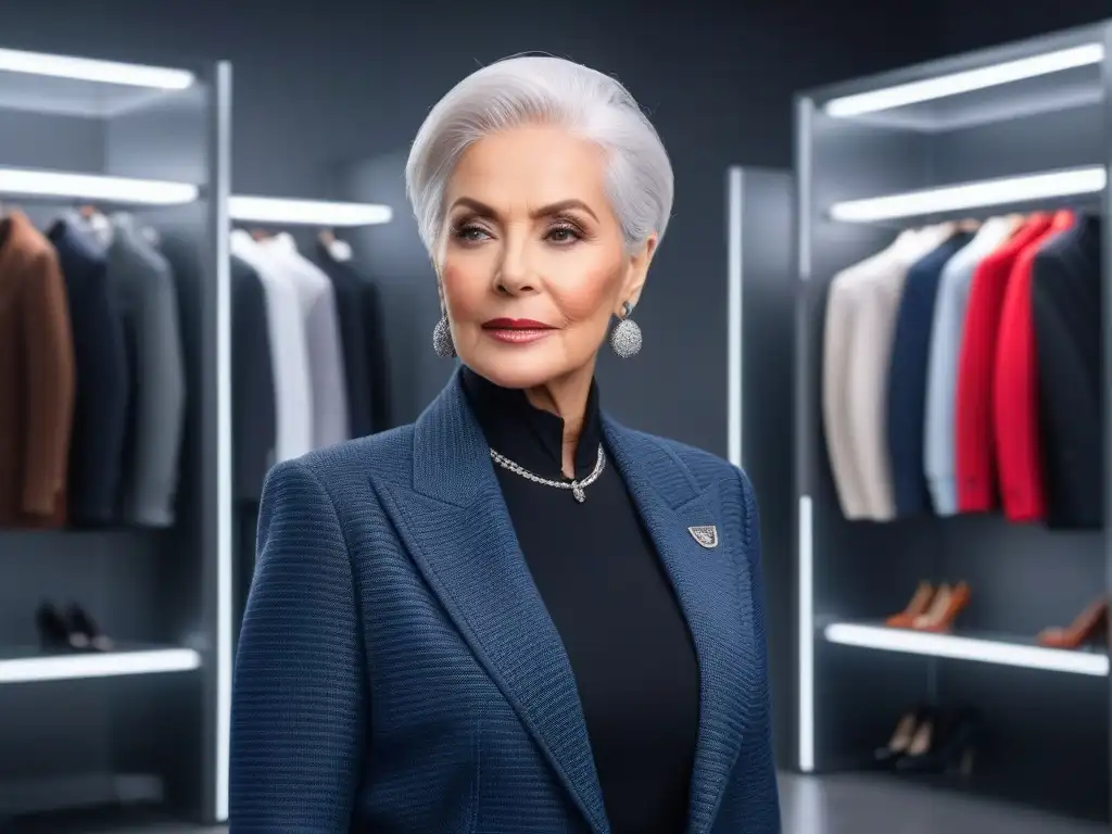 Estilo único para seniors: actualiza tu guardarropa con elegancia Senior elegante en armario actualizado tallas especiales, fusionando clásico y moderno con estilo