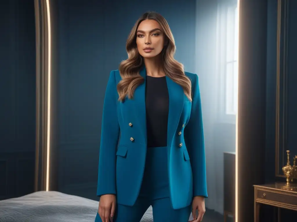 Explorando estilo: descubre tu yo auténtico con moda colorida Explorando el significado emocional de la ropa en un ambiente moderno y elegante