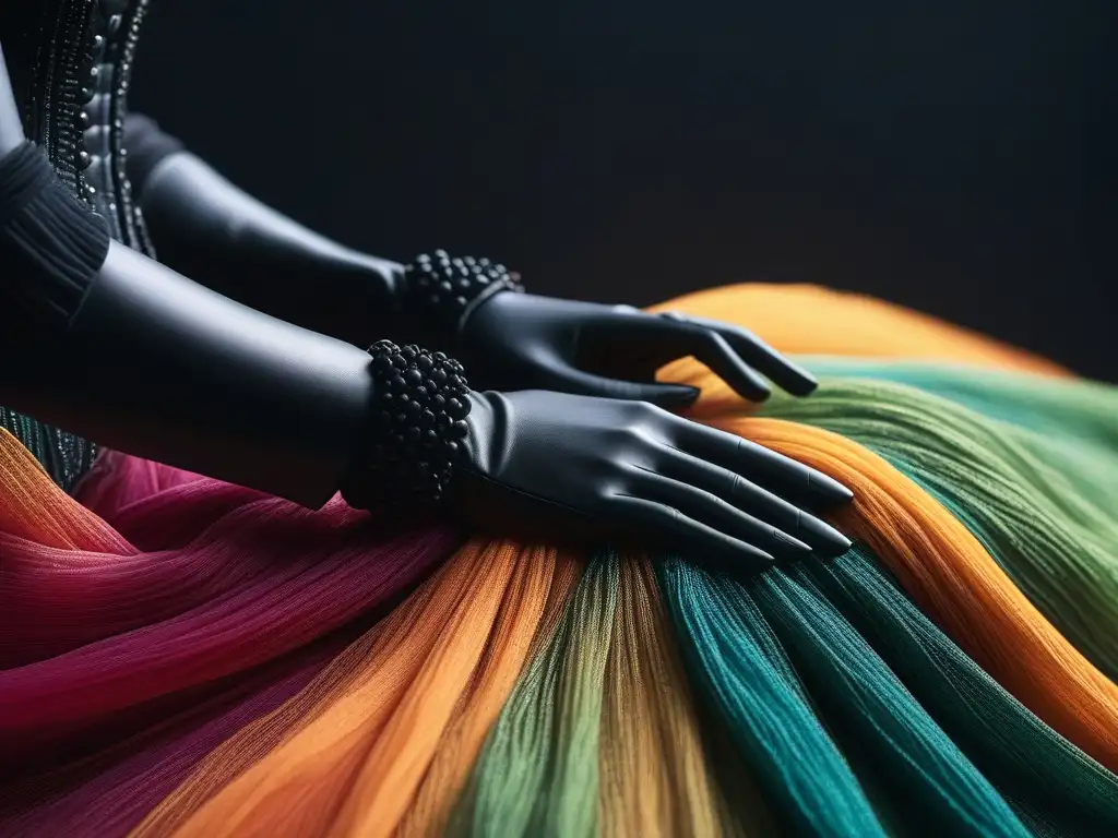 Diseño inclusivo: Christian Siriano crea moda con pasión Christian Siriano mostrando su pasión por la inclusión y la moda diversa al crear con precisión una pieza vibrante en un maniquí