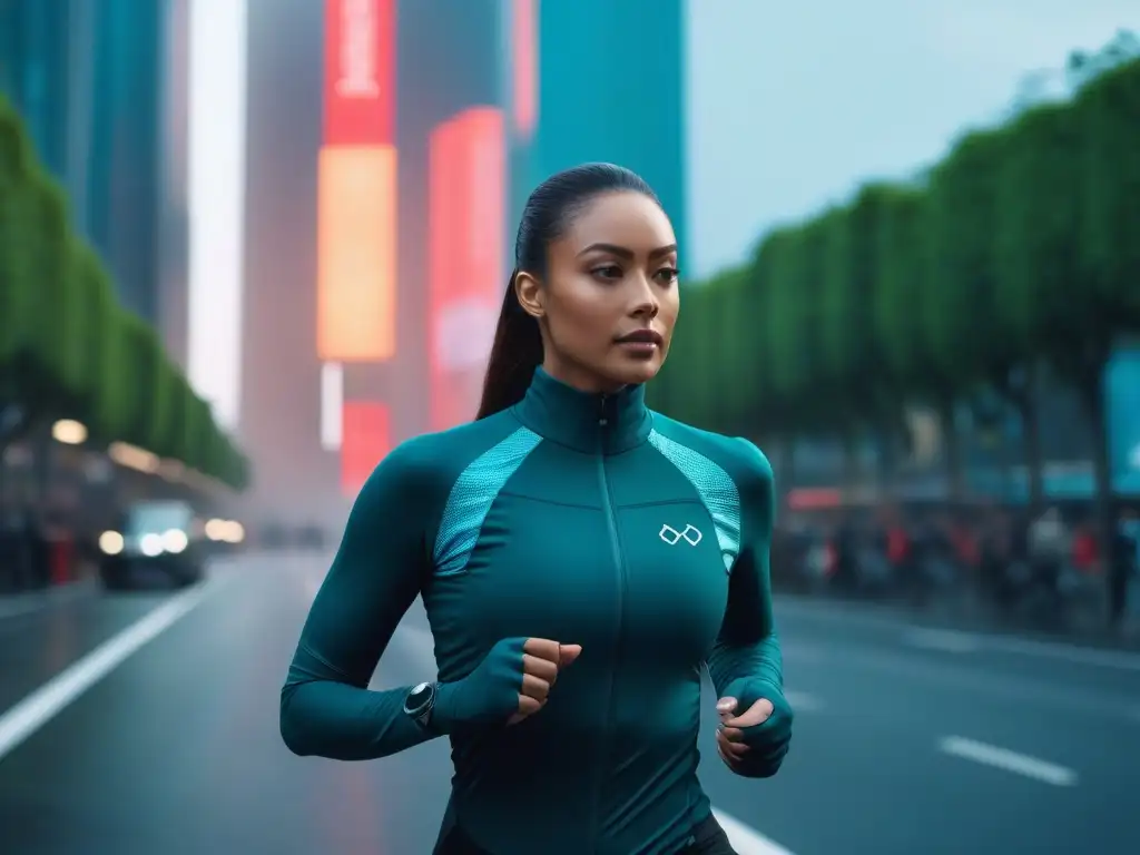 Un smartwatch elegante con pantalla digital personalizable muestra un grupo diverso de personas realizando actividades al aire libre, fusionando moda y funcionalidad en wearables premium