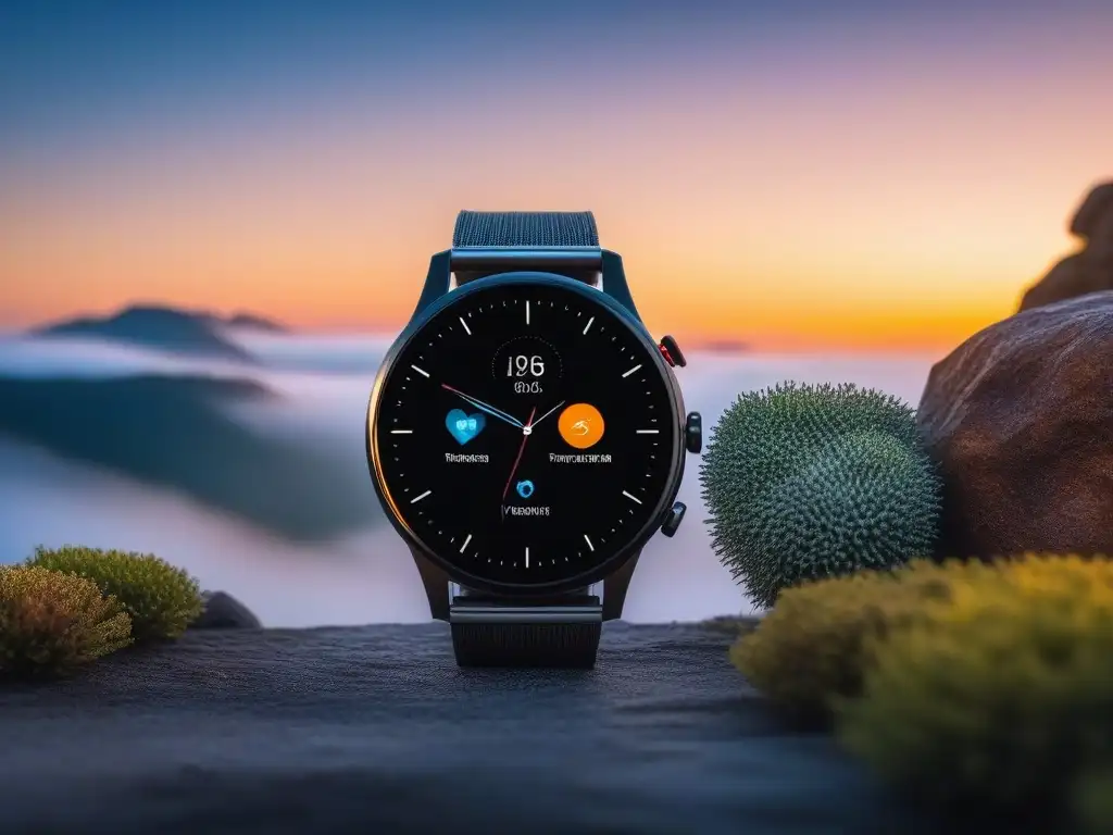 Smartwatch de acero inoxidable: estilo y tecnología para tu vida Smartwatch premium en ambiente lujoso, esencial para moda diversa