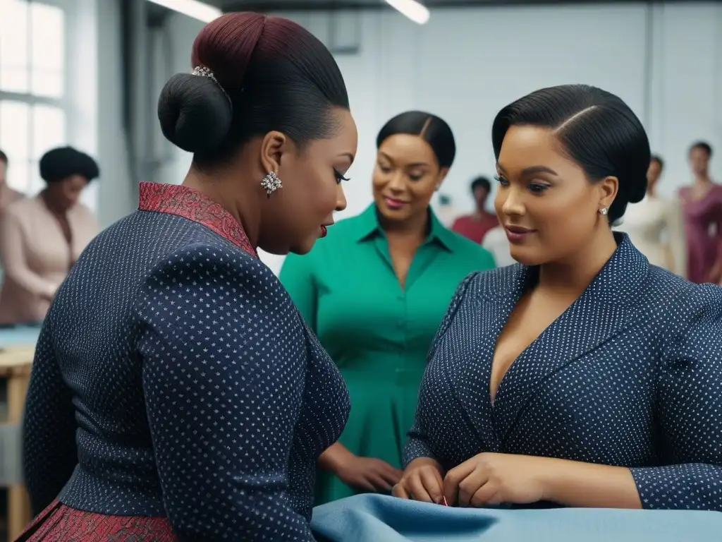 Workshop inclusivo de costura: Plussize creando moda con confianza Un taller de costura inclusivo con personas plussize seguras de sí mismas creando prendas hermosas en un ambiente acogedor y empoderador