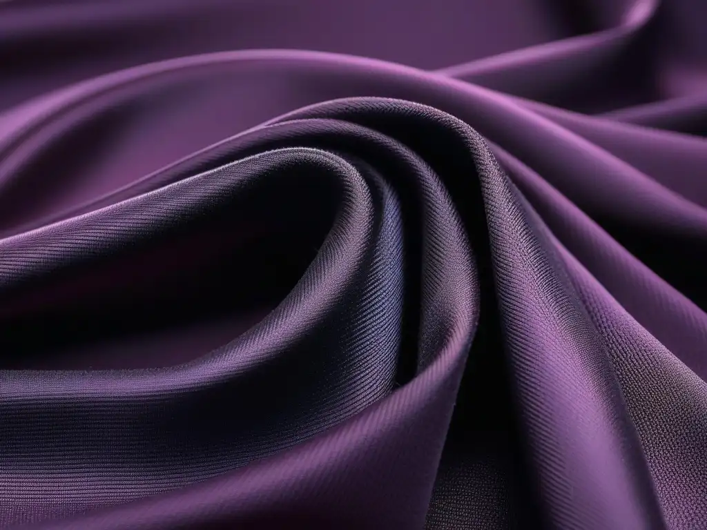 Textura lujosa en tela suave para moda plus size Un tejido lujoso y suave en tono profundo, perfecto para prendas plus size