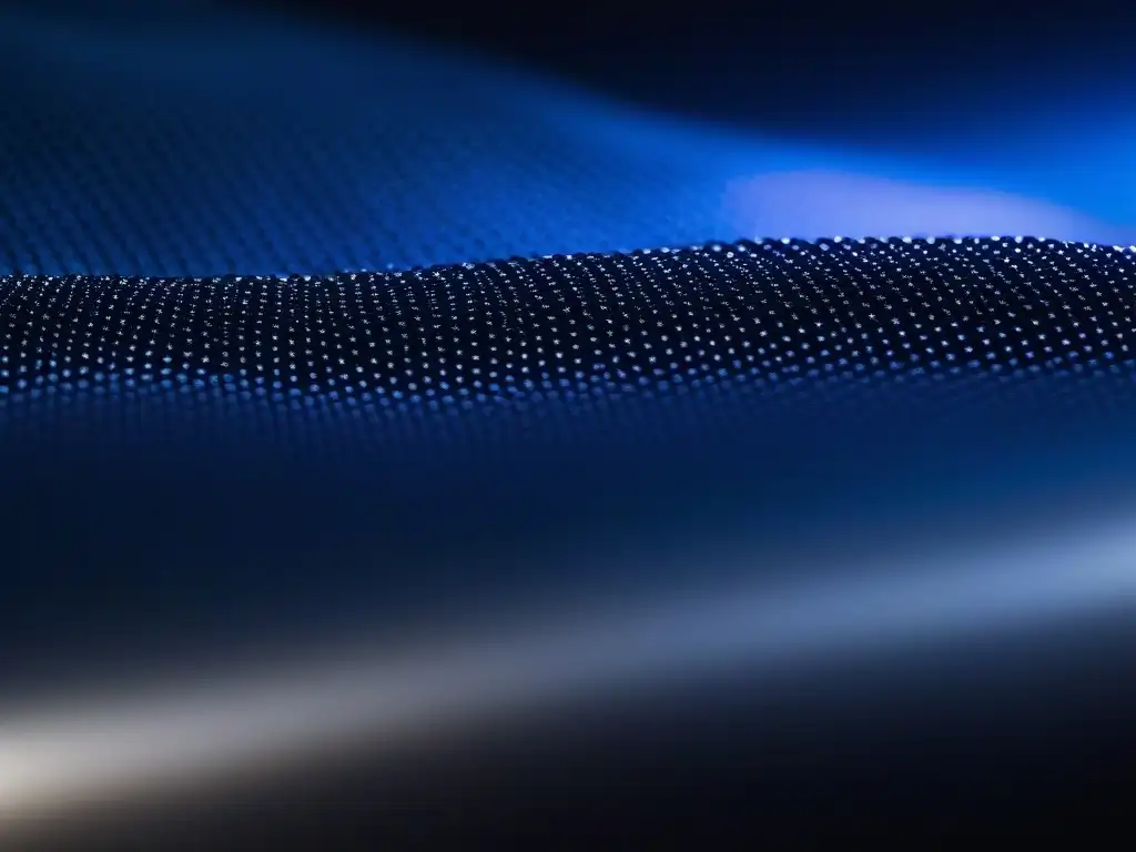 Tejido hightech con LED adaptables: moda inclusiva futurista Tejidos adaptativos para moda inclusiva: tela de alta tecnología con luces LED integradas que cambian de color según la temperatura corporal