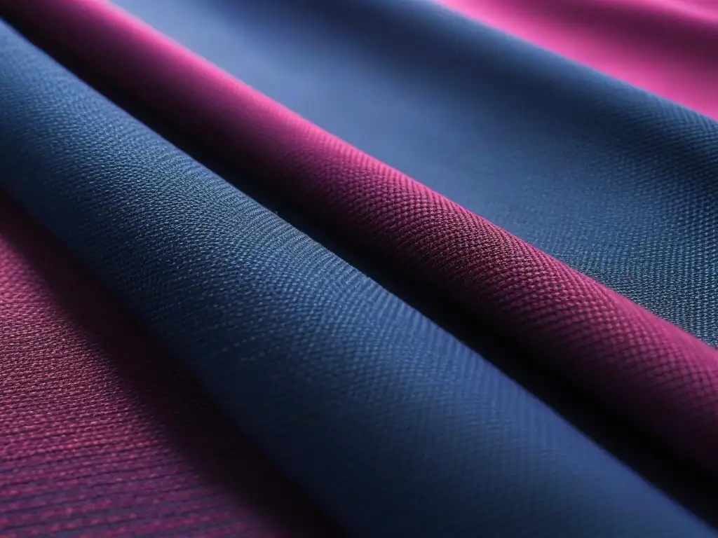 Textil ecofriendly: diseño vibrante y sostenible en alta resolución Tejidos innovadores en moda sostenible con vibrantes colores y texturas únicas