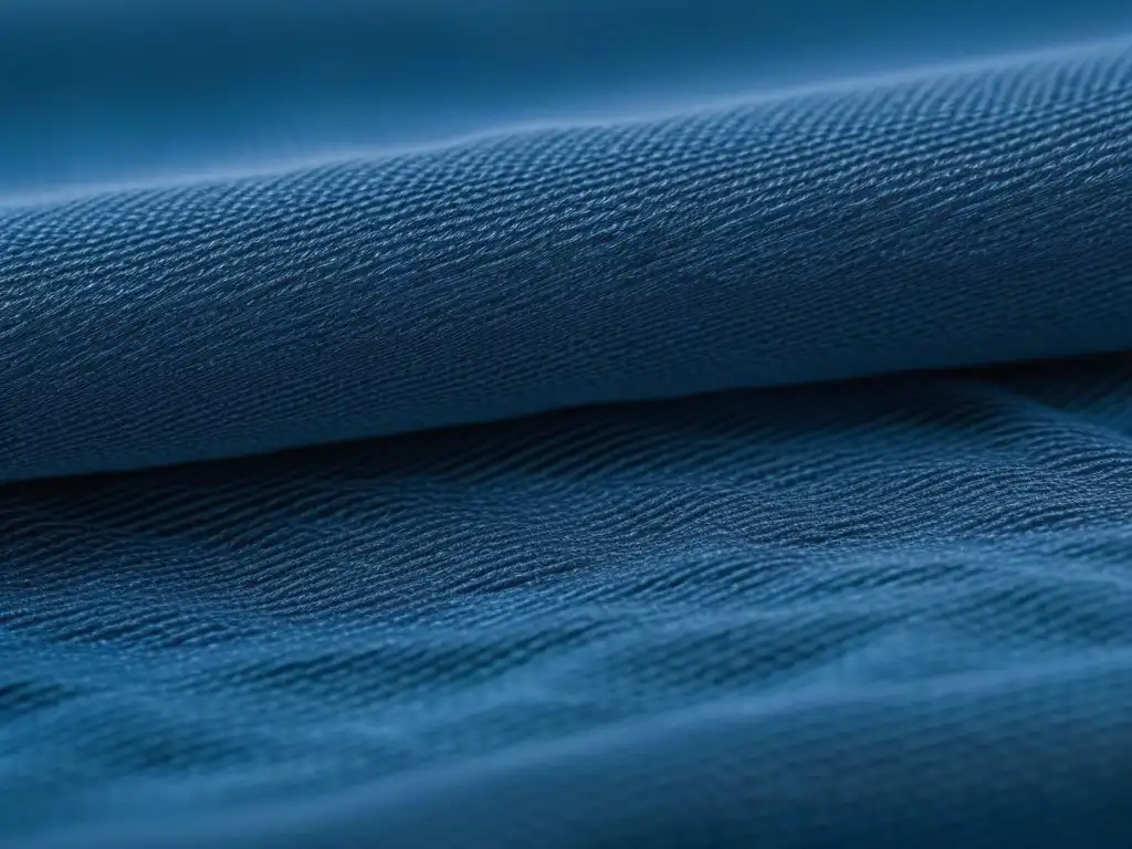 Tejido sostenible de cáñamo y Tencel: detalle ultra realista Tejidos sostenibles de cáñamo y Tencel: detalle del tejido y su textura natural en un elegante fondo minimalista