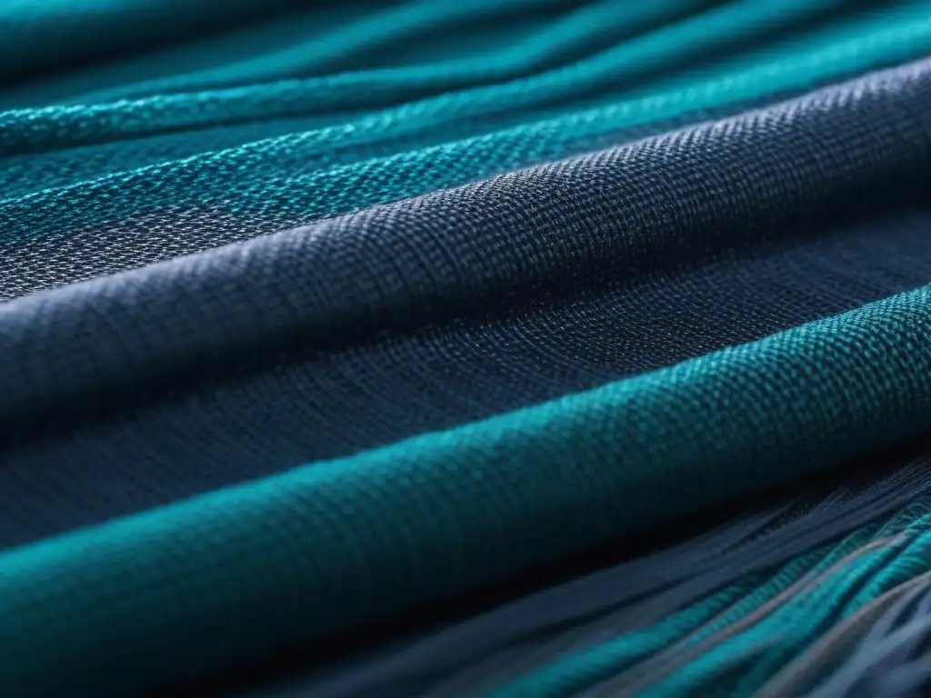 Textura innovadora y sostenible en moda eco: ¡descúbrela! Una tela innovadora de moda ecoconsciente, con textura única y colores vibrantes