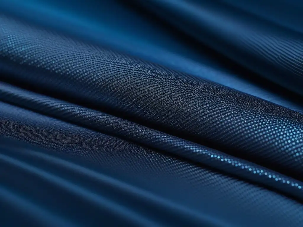 Tejido de alta tecnología con hilos metálicos y futurista Textura futurista de moda adaptativa con materiales innovadores en vibrantes colores