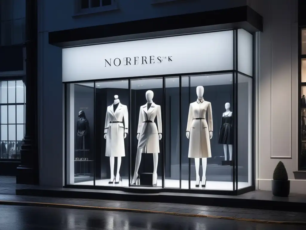 Tienda de moda para altos: sofisticación y exclusividad Tienda de moda para altos: minimalista, exclusiva, sofisticada