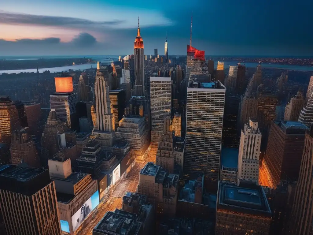 Vibrante Nueva York: Energía, Cultura y Moda en la Gran Manzana Vibrante escena urbana de Nueva York con la moda y cultura, destacando las tendencias de la ciudad