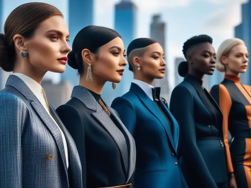Moda adaptativa: diversidad y estilo en la ciudad Una vibrante escena urbana donde personas de todas las edades, géneros y habilidades lucen prendas de moda adaptativa con estilo y confianza