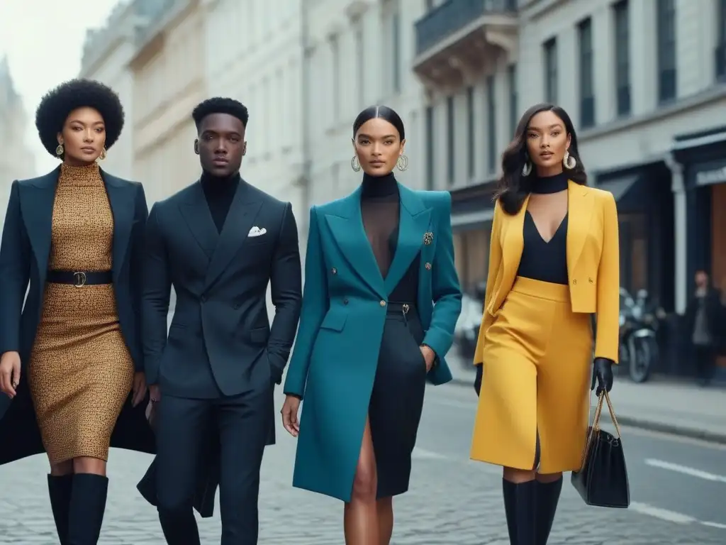 Moda petite: diversidad y elegancia en la ciudad Una vibrante imagen de la moda petite inclusiva y empoderadora en la ciudad