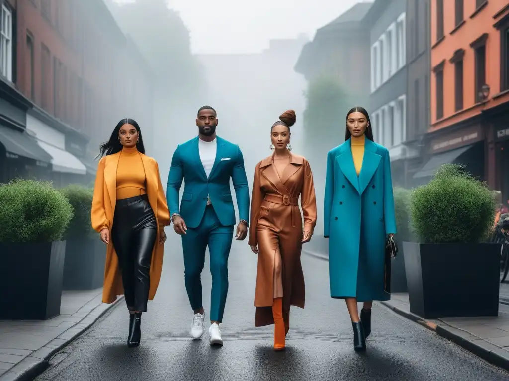 Moda adaptativa verano 2023: Estilo urbano diverso Una vibrante imagen urbana muestra a un grupo diverso luciendo estilos veraniegos adaptativos para 2023