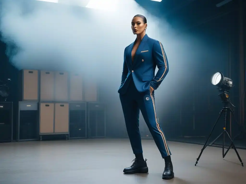 Diversidad y empoderamiento: moda inclusiva en estudio moderno Una vibrante fotografía de moda inclusiva, capturando la diversidad y empoderamiento en un estudio moderno y luminoso
