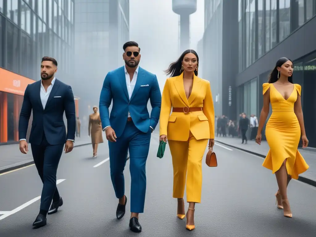 Moda sostenible: diversidad y estilo en la ciudad Una vibrante representación de moda sostenible para todos los cuerpos en la ciudad