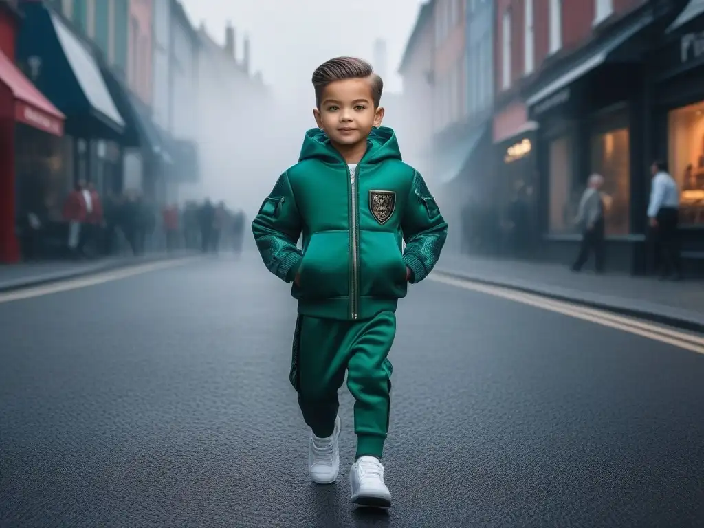 Moda infantil vibrante y moderna: tendencias coloridas y elegantes para niños y niñas Una vibrante y moderna mezcla de tendencias de moda infantil actualizadas rápido, con atuendos coloridos y elegantes para niños y niñas