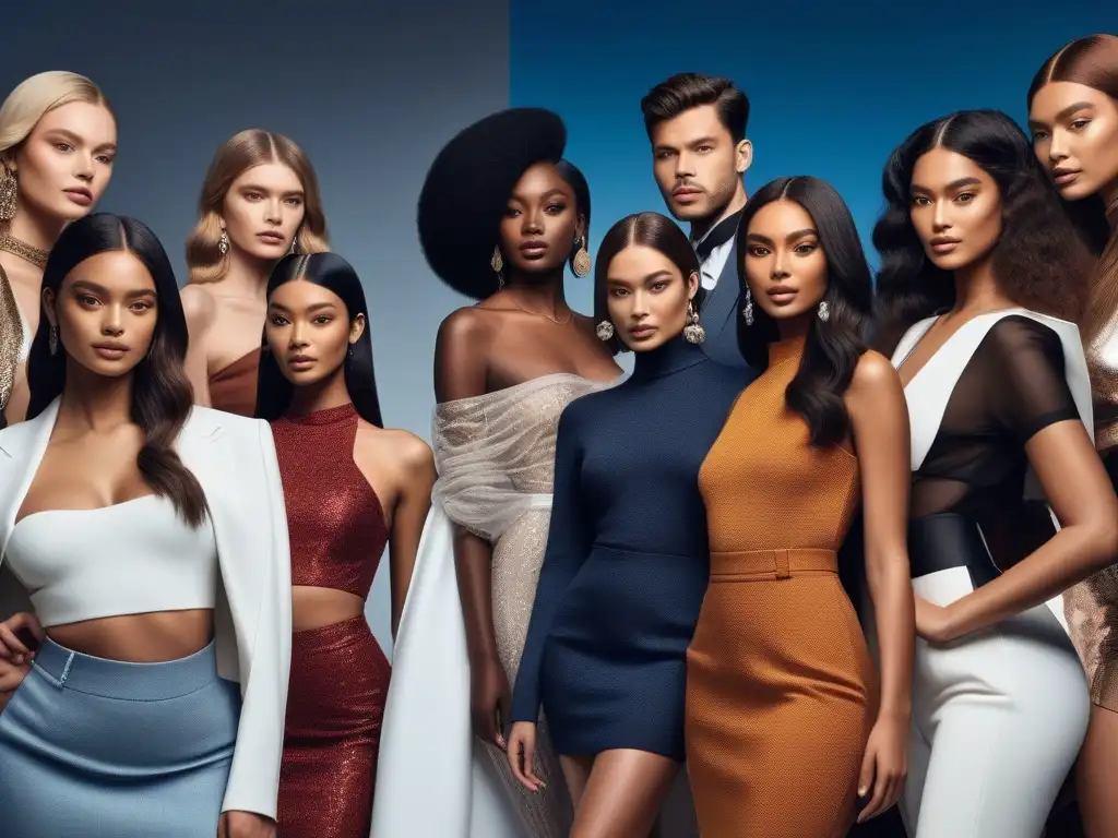 Moda inclusiva: Diversidad y creatividad detrás de cámaras Un vibrante proceso de creación de campañas publicitarias de moda inclusivas, con modelos diversos y creatividad desbordante