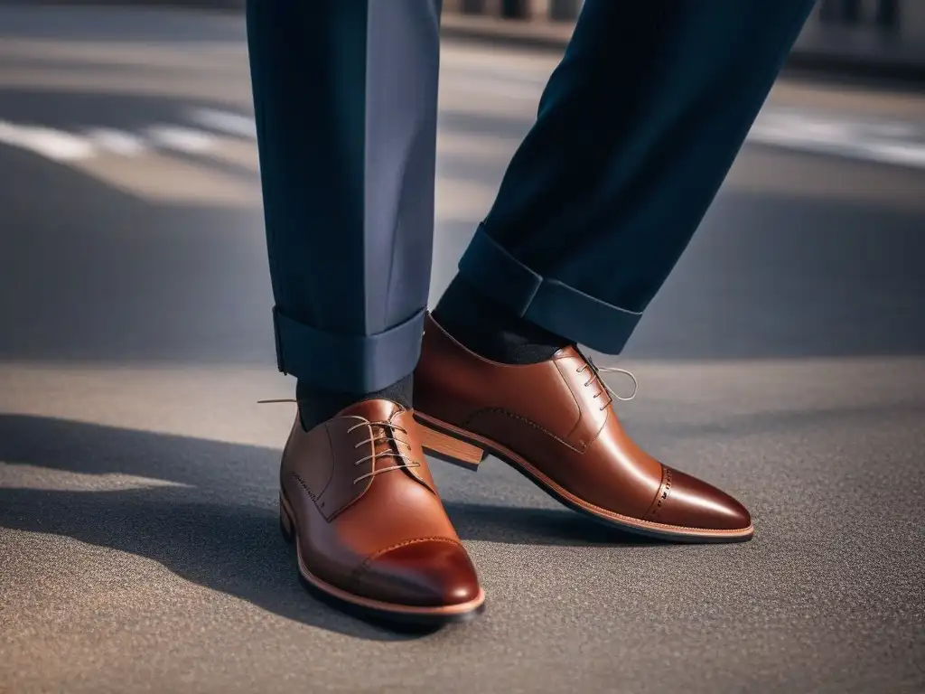 Zapato vegano de lujo: elegancia sostenible en tonos terrosos Zapato de viaje vegano de lujo: elegante, moderno y sostenible, con detalles sofisticados y una silueta chic en tonos terrosos