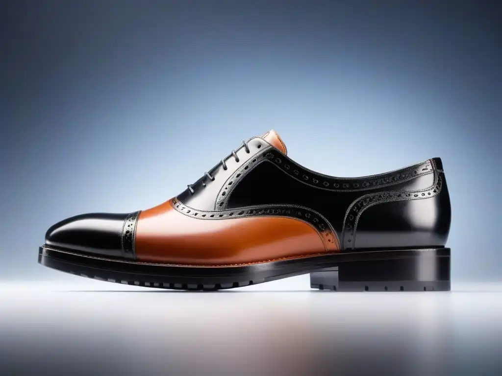 Calzado de diseño moderno en tallas grandes: detalle y estilo Zapatos de diseñador para todas: imagen detallada de un elegante zapato de diseñador en talla plus, resaltando su exquisita confección